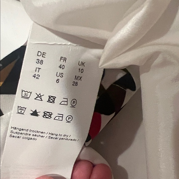 NEW** Hugo Boss Tri-Color Geometric Pencil Skirt - Picture 5 of 6